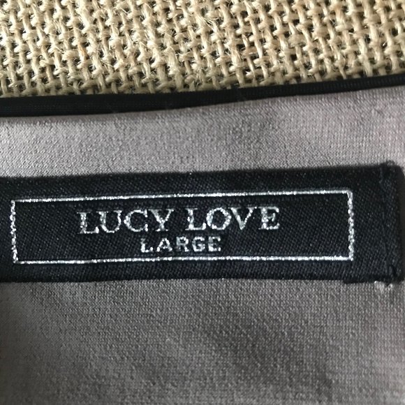 Lucy Love Women's Multicolored Striped Lined Sleeveless Dress Size Large - Picture 2 of 5